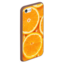 Чехол для iPhone 5/5S матовый Апельсин - фото 2