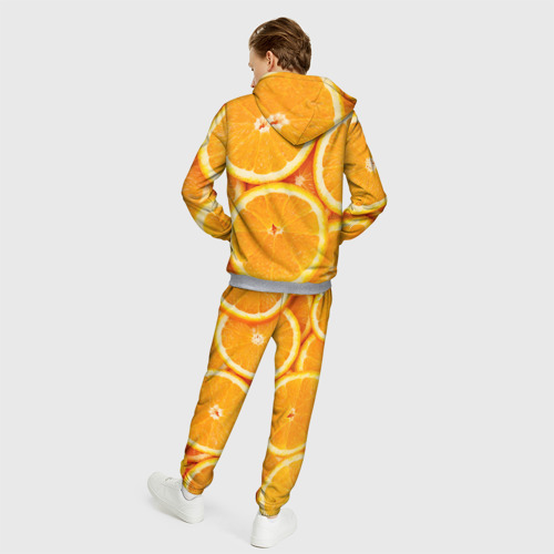 Мужской костюм 3D Апельсин, цвет меланж - фото 4