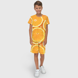 Детский костюм с шортами 3D Апельсин - фото 2