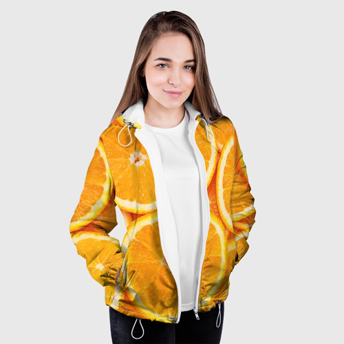 Женская куртка 3D Апельсин - фото 4