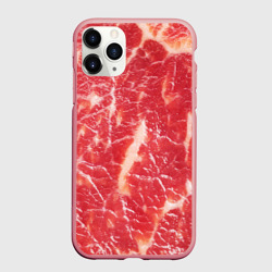 Чехол для iPhone 11 Pro Max матовый Мясо