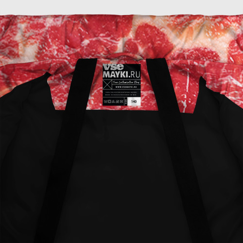 Зимняя куртка для мальчиков 3D Мясо, цвет черный - фото 7
