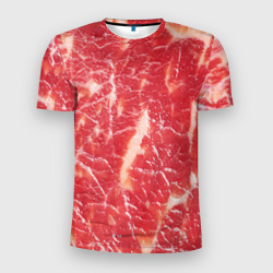 Мужская футболка 3D Slim Мясо