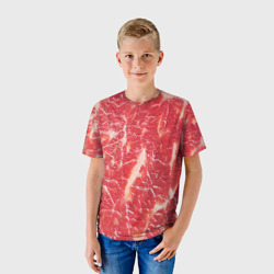 Детская футболка 3D Мясо - фото 2
