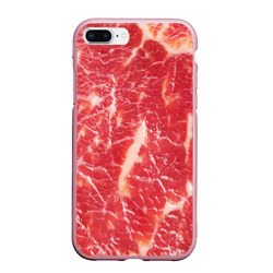 Чехол для iPhone 7Plus/8 Plus матовый Мясо
