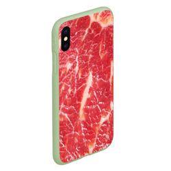 Чехол для iPhone XS Max матовый Мясо - фото 2