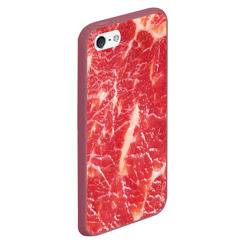 Чехол для iPhone 5/5S матовый Мясо - фото 2
