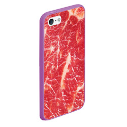 Чехол для iPhone 5/5S матовый Мясо - фото 2