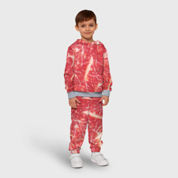Детский костюм с толстовкой 3D Мясо - фото 2