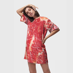 Платье-футболка 3D Мясо - фото 2