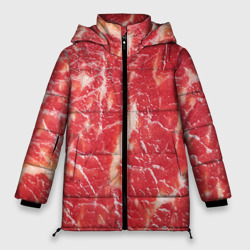 Женская зимняя куртка Oversize Мясо
