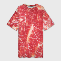 Платье-футболка 3D Мясо