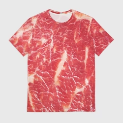 Мужская футболка 3D Мясо