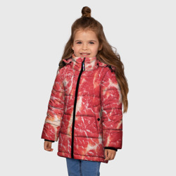 Зимняя куртка для девочек 3D Мясо - фото 2