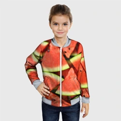 Детский бомбер 3D Дольки арбуза - фото 2
