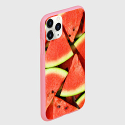 Чехол для iPhone 11 Pro Max матовый Дольки арбуза - фото 2
