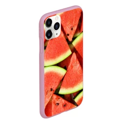 Чехол для iPhone 11 Pro Max матовый Дольки арбуза - фото 2