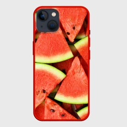 Чехол для iPhone 14 Дольки арбуза