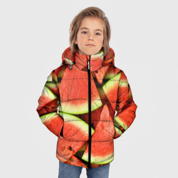 Зимняя куртка для мальчиков 3D Дольки арбуза - фото 2