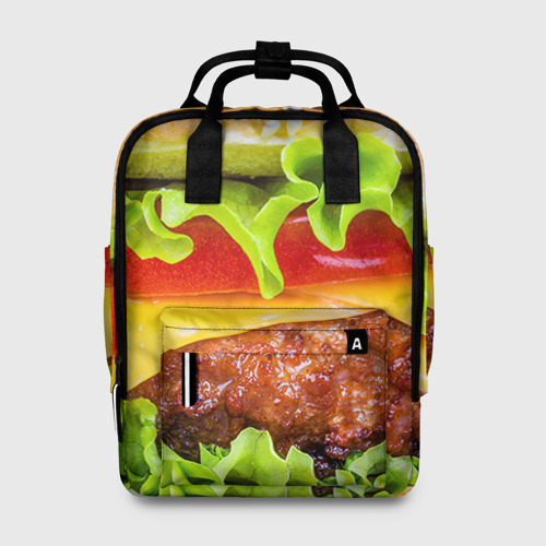 Женский рюкзак 3D Гамбургер