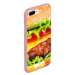 Чехол для iPhone 7Plus/8 Plus матовый Гамбургер - фото 2