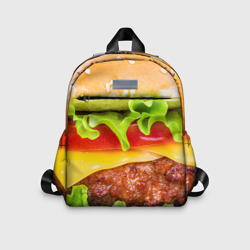 Детский рюкзак 3D Гамбургер