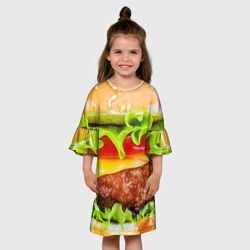 Детское платье 3D Гамбургер - фото 2