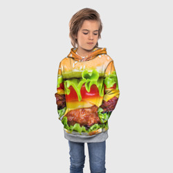 Детская толстовка 3D Гамбургер - фото 2