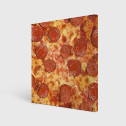 Холст квадратный Пицца