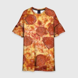 Детское платье 3D Пицца