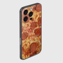 Чехол для iPhone 16 Pro силиконовый с защитой камеры Пицца - фото 2