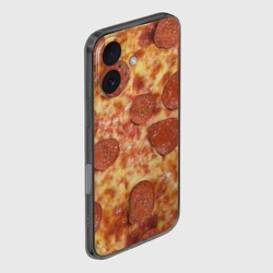 Чехол для iPhone 16 силиконовый с защитой камеры Пицца - фото 2