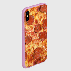 Чехол для iPhone XS Max матовый Пицца - фото 2
