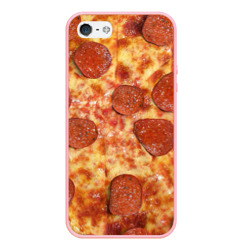 Чехол для iPhone 5/5S матовый Пицца