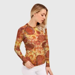 Женский рашгард 3D Пицца - фото 2