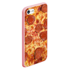 Чехол для iPhone 5/5S матовый Пицца - фото 2