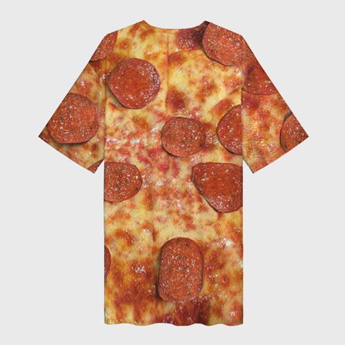 Платье-футболка 3D Пицца, цвет 3D печать - фото 2
