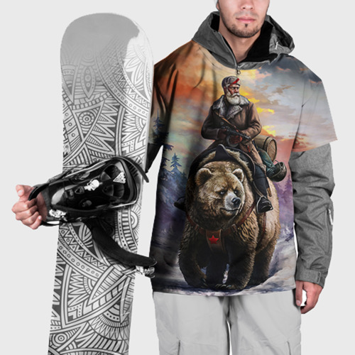 Накидка на куртку 3D Медведь, цвет 3D печать