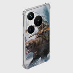 Чехол для Huawei Pura 70 Pro Медведь - фото 2