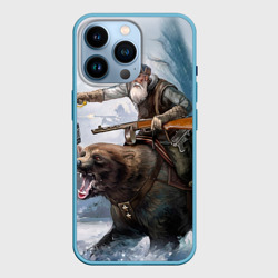 Чехол для iPhone 14 Pro Медведь