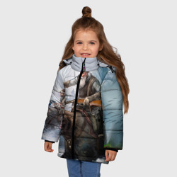 Зимняя куртка для девочек 3D Медведь - фото 2