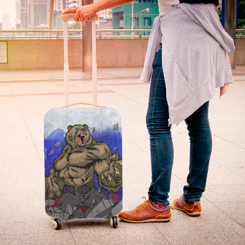 Чехол для чемодана 3D Медведь - фото 4