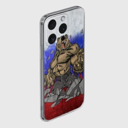 Чехол для iPhone 15 Pro Max силиконовый с защитой камеры Медведь - фото 2