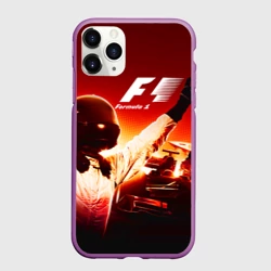 Чехол для iPhone 11 Pro матовый Формула 1
