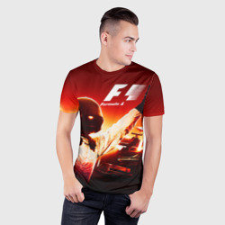 Мужская футболка 3D Slim Формула 1 - фото 2