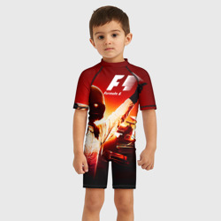 Детский купальный костюм 3D Формула 1 - фото 2