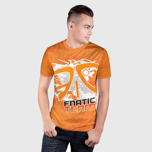 Мужская футболка 3D Slim Fnatic team, цвет 3D печать - фото 3