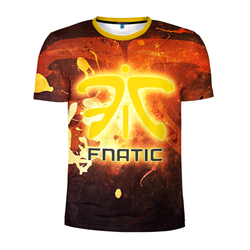 Мужская футболка 3D спортивная Fnatic team Фото 01 Мужская футболка 3D спортивная Fnatic team Фото 01
