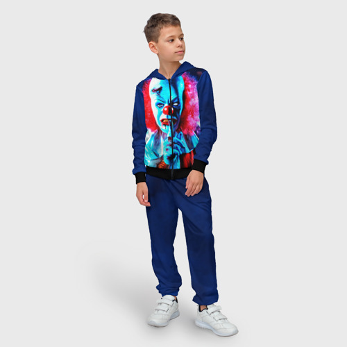 Детский 3D костюм с принтом Клоун, фото на моделе #1