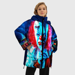 Женская зимняя куртка Oversize Клоун - фото 2